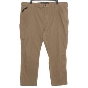 Ariat Pants Rebar M4 Relaxed Straight Made Tough Workwear Rugged Khaki 44x30